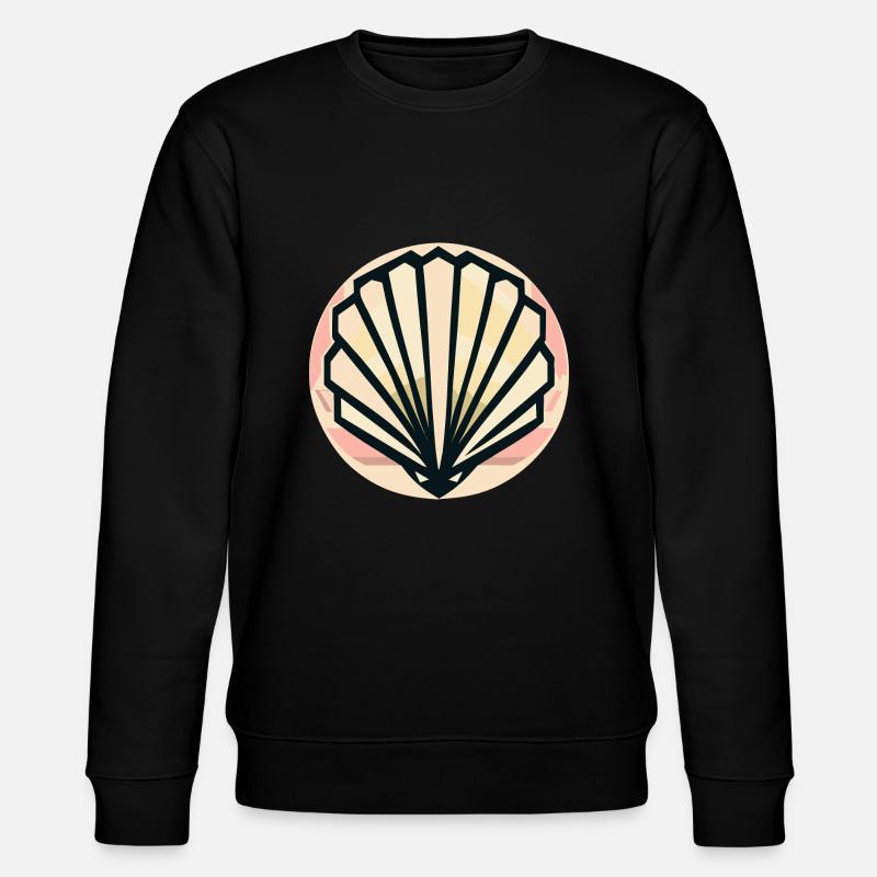 Muschel - Stanley/Stella Unisex Bio-Sweatshirt CHANGER  - Schwarz