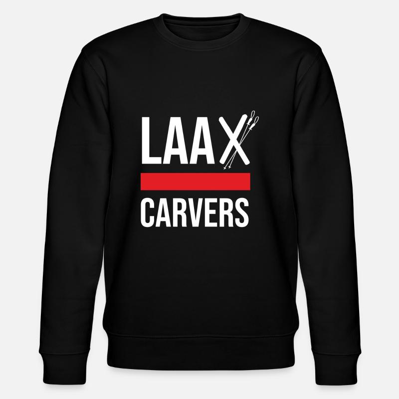 Laax Carvers - Stanley/Stella Unisex Bio-Sweatshirt CHANGER - Schwarz
