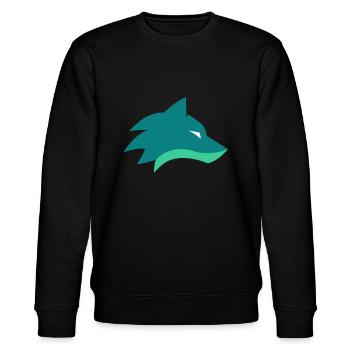 Logo de loup - Sweat bio CHANGER Stanley/Stella Unisexe - noir - Devant - Nik (191cm) & Marisol (170cm)
