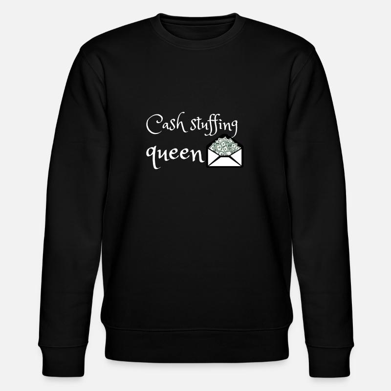 Cash stuffing queen - Stanley/Stella Unisex Bio-Sweatshirt CHANGER  - Schwarz