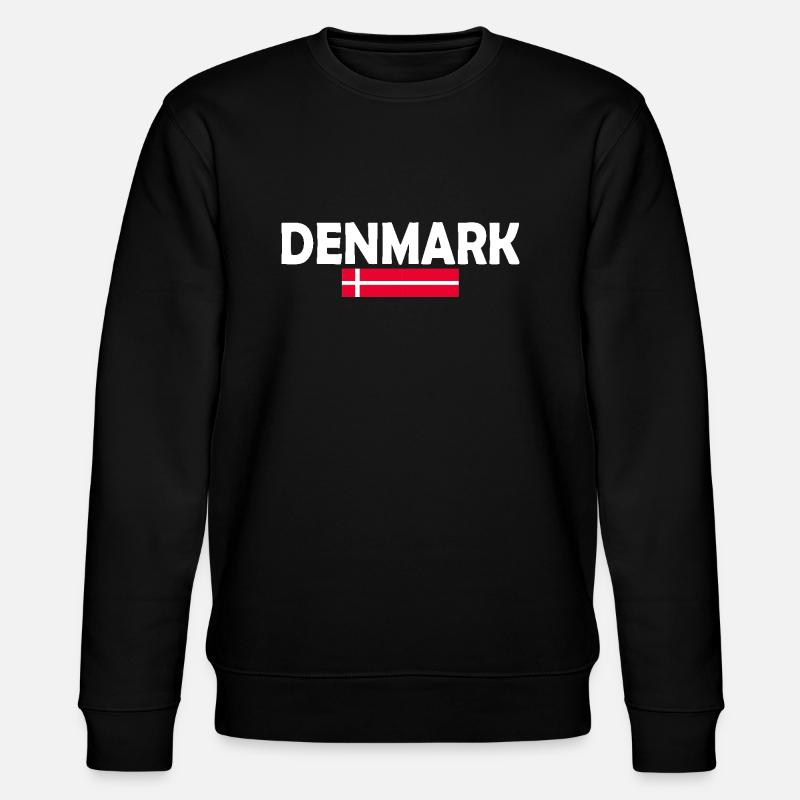 Drapeau du Danemark - Sweat bio CHANGER Stanley/Stella Unisexe - noir