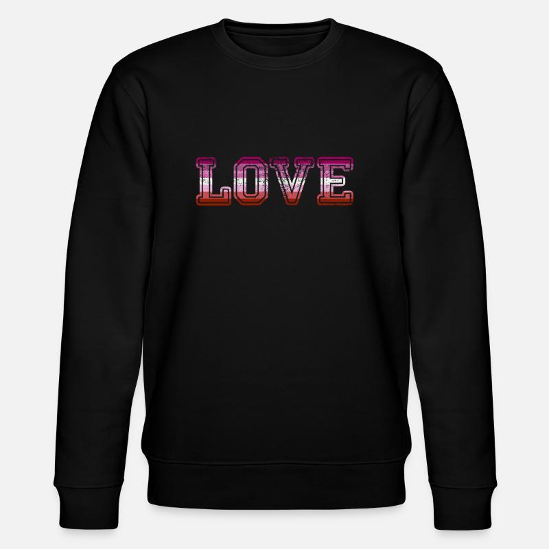 LoveLesbian - Stanley/Stella Unisex Bio-Sweatshirt CHANGER  - Schwarz
