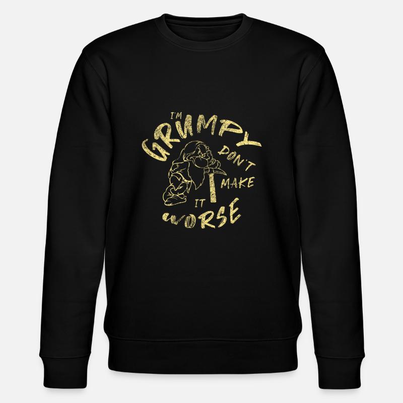Grumpy dwarf - grumpy dwarf - Stanley/Stella CHANGER Unisex Organic Sweatshirt - black