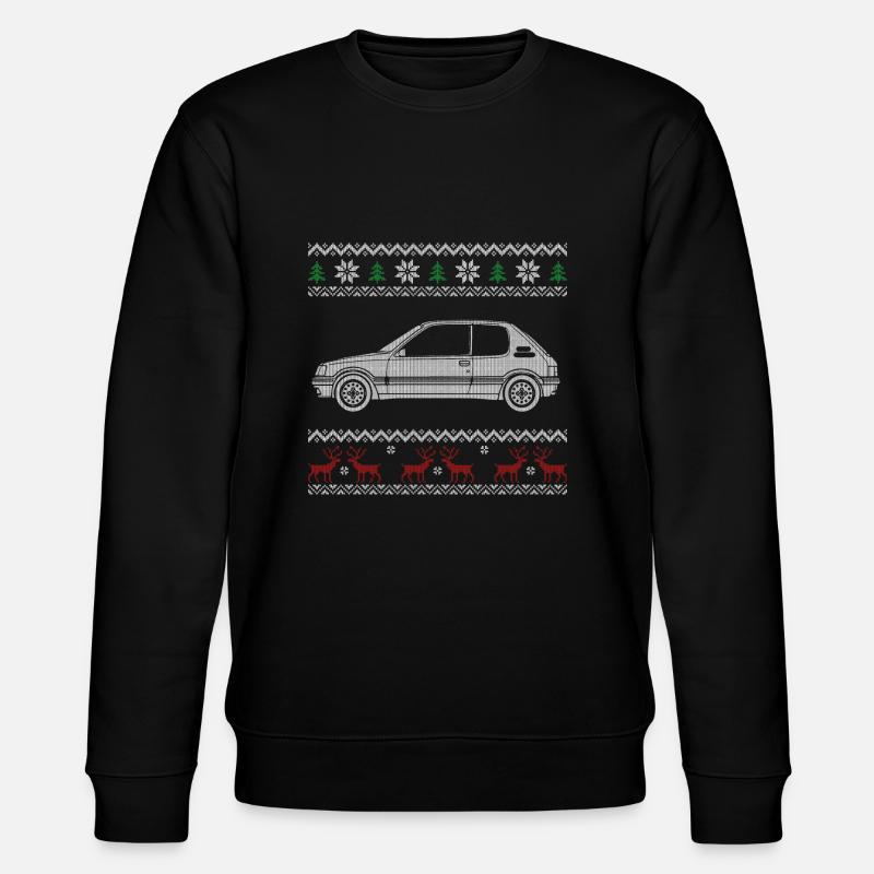 205 Strickpullover Weihnachten - Stanley/Stella Unisex Bio-Sweatshirt CHANGER  - Schwarz