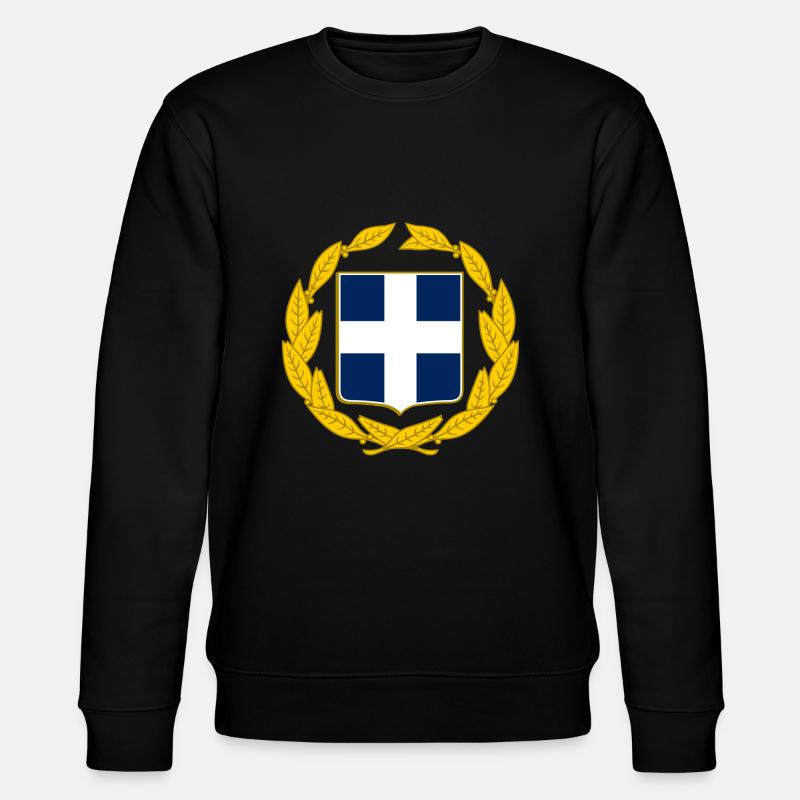 Greek emblem - Stanley/Stella Unisex Bio-Sweatshirt CHANGER  - Schwarz