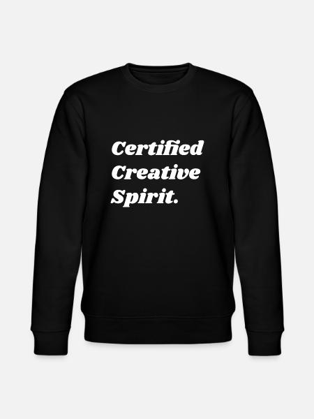 Certified Creative Spirit - Certified Creative - Stanley/Stella CHANGER Unisex Organic Sweatshirt - black