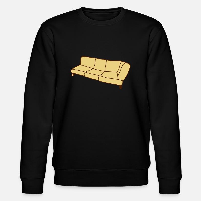 Sofa Clipart Design - Stanley/Stella Unisex Bio-Sweatshirt CHANGER  - Schwarz