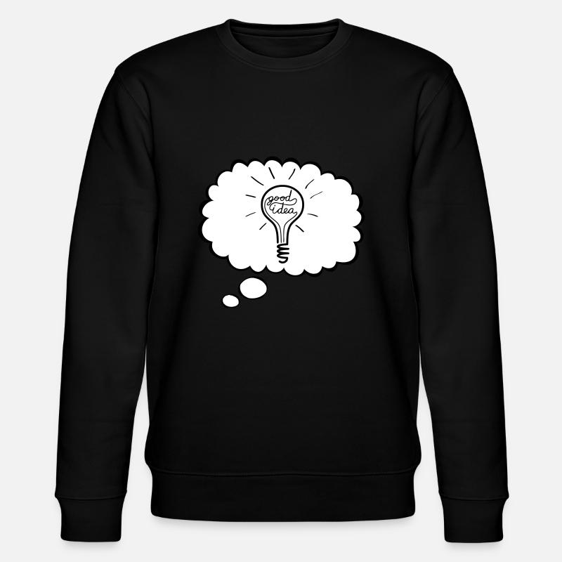 Gute Idee - Stanley/Stella Unisex Bio-Sweatshirt CHANGER  - Schwarz