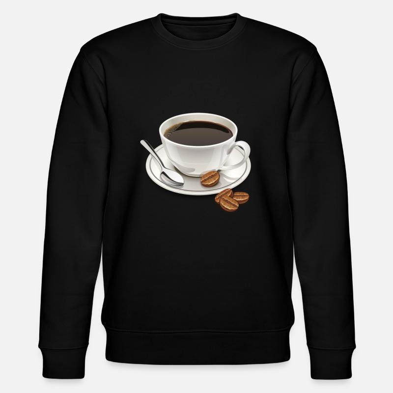 Kaffee - Stanley/Stella Unisex Bio-Sweatshirt CHANGER  - Schwarz