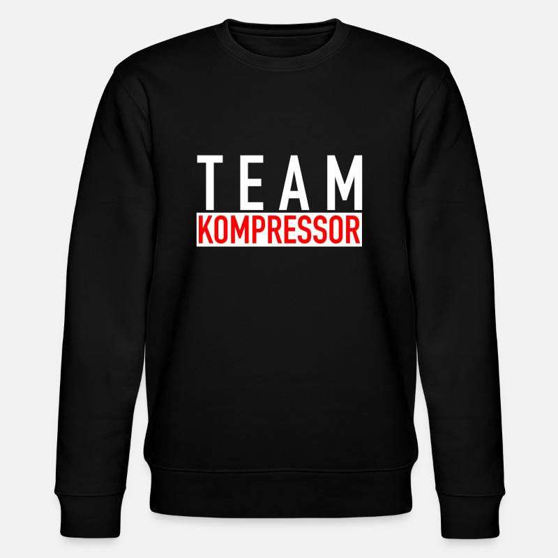 Team Compressor - Stanley/Stella CHANGER Unisex Organic Sweatshirt - black