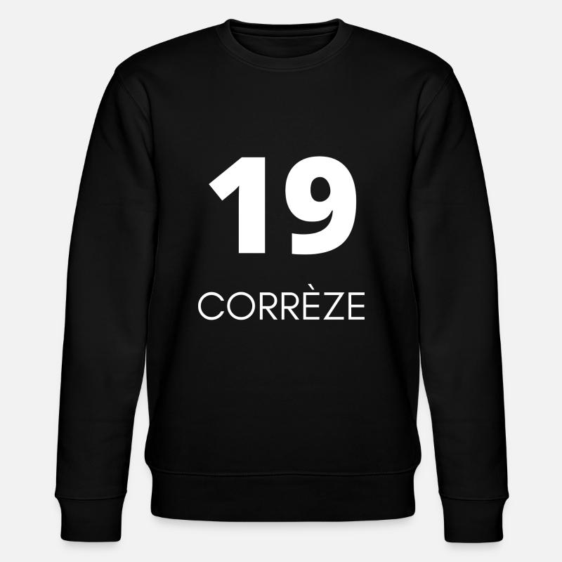 19 Corrèze - Sweat bio CHANGER Stanley/Stella Unisexe - noir