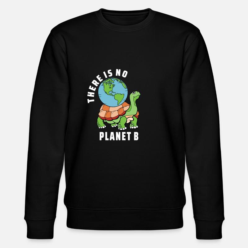 there is no planet b - Stanley/Stella Unisex Bio-Sweatshirt CHANGER  - Schwarz
