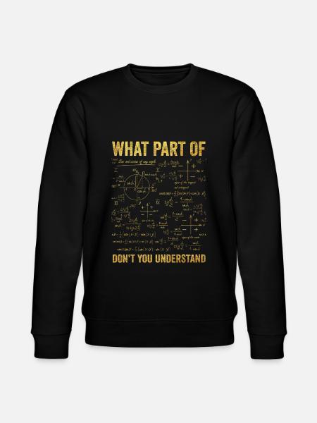 Videnskab fysik matematik gave formel - Stanley/Stella økologisk unisex-sweatshirt CHANGER  - sort