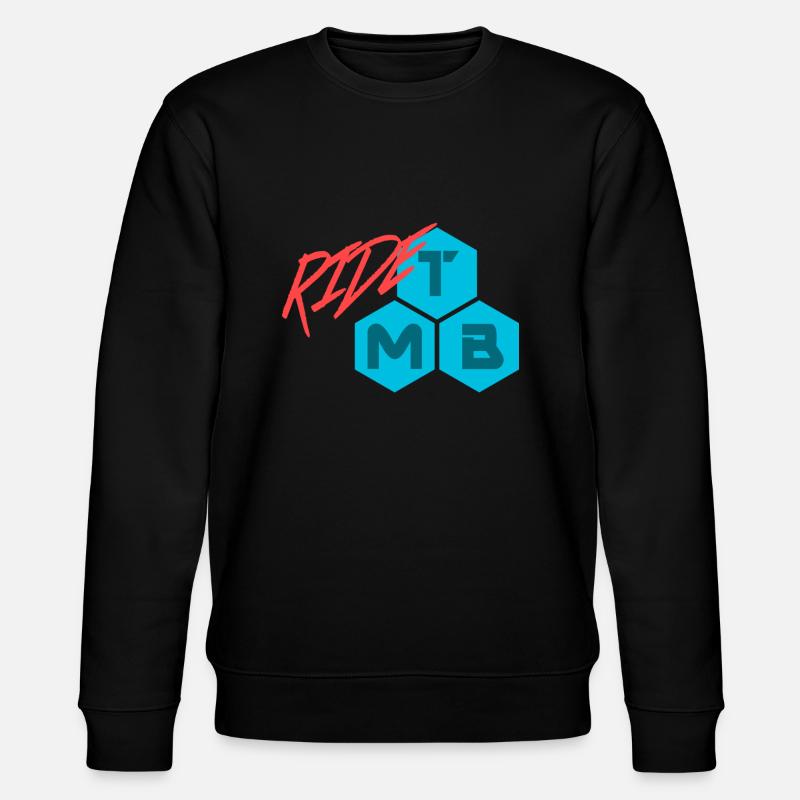 RIDE MTB - Stanley/Stella Unisex Bio-Sweatshirt CHANGER  - Schwarz