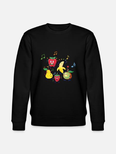 Veggie-Party - Stanley/Stella Unisex Bio-Sweatshirt CHANGER  - Schwarz