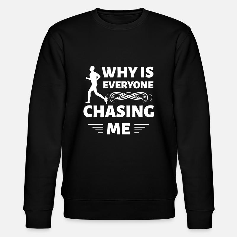 Marathon Running - Stanley/Stella CHANGER Unisex Organic Sweatshirt - black