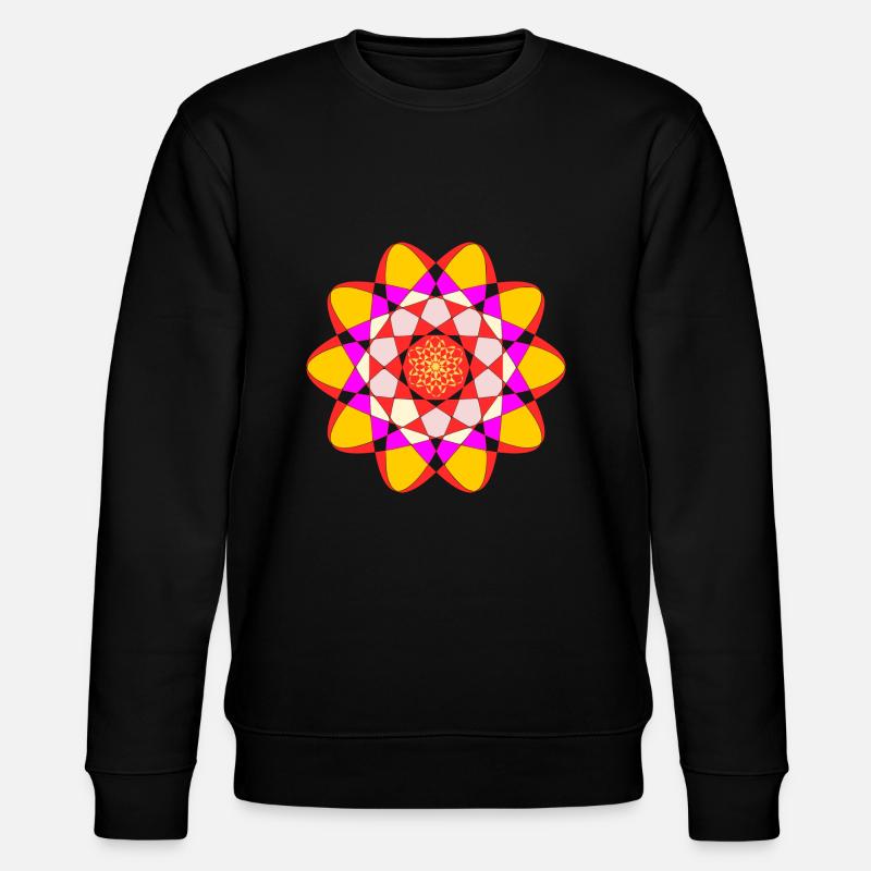 Mandala - Stanley/Stella Unisex Bio-Sweatshirt CHANGER  - Schwarz