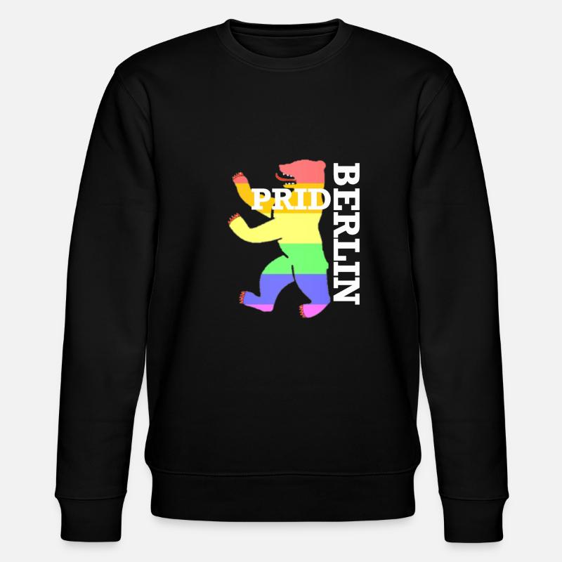 LGBT Berlin Pride Bear - Sweat bio CHANGER Stanley/Stella Unisexe - noir