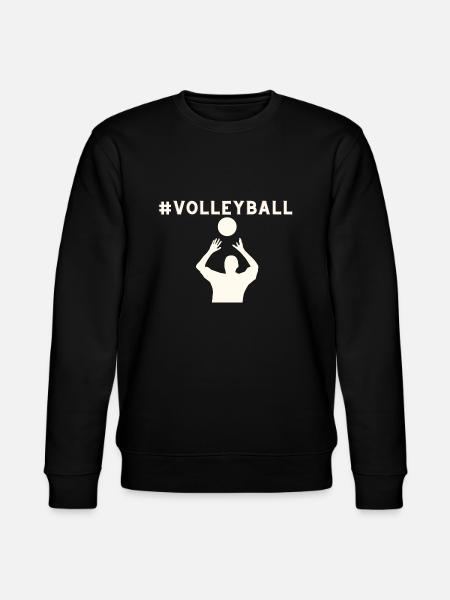 volleyball - Stanley/Stella Unisex Bio-Sweatshirt CHANGER  - Schwarz
