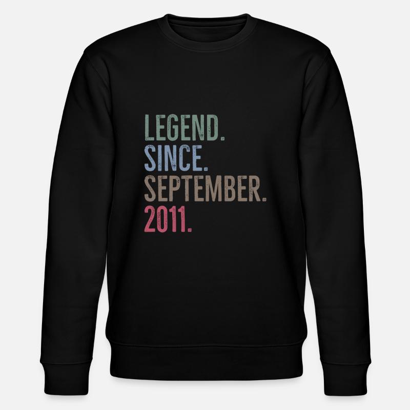 Légende depuis septembre 2011 - Sweat bio CHANGER Stanley/Stella Unisexe - noir