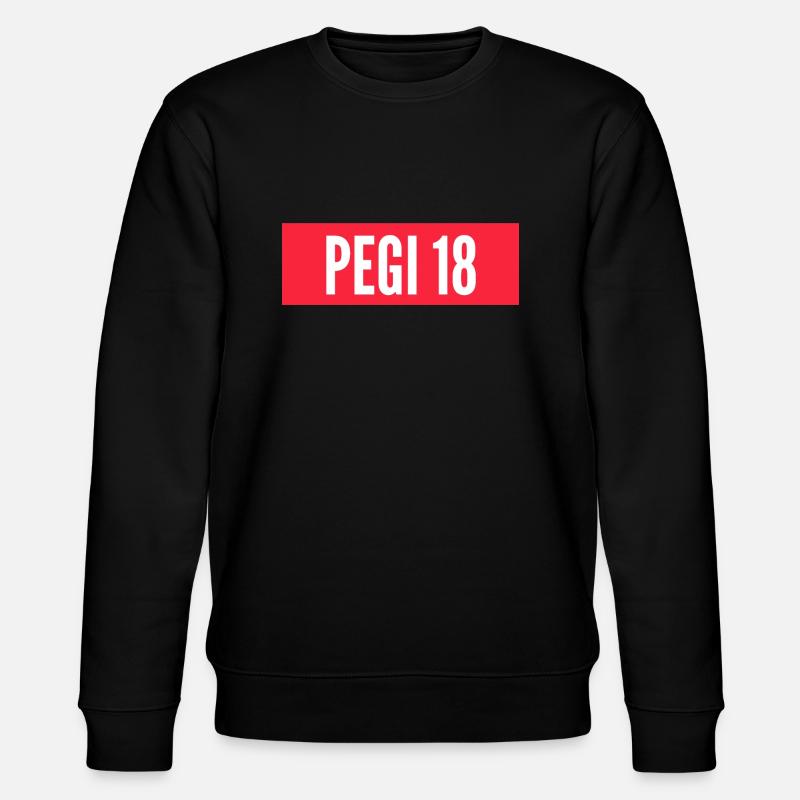 PEGI18 - Sweat bio CHANGER Stanley/Stella Unisexe - noir