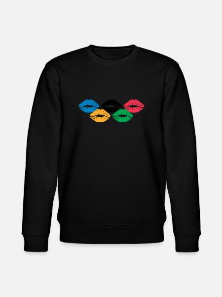 Lips - Stanley/Stella CHANGER Unisex Organic Sweatshirt - black