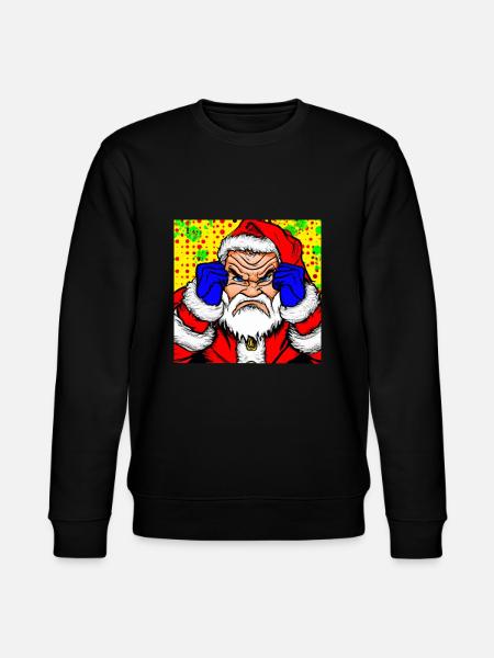 Babbo Natale di cattivo umore - Felpa ecologica unisex CHANGER di Stanley/Stella - nero