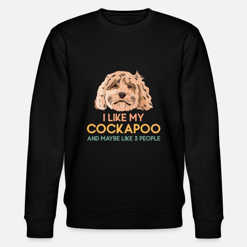 Cockapoo Chien - Sweat bio CHANGER Stanley/Stella Unisexe - noir