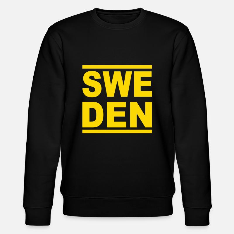 Schweden - Stanley/Stella Unisex Bio-Sweatshirt CHANGER  - Schwarz