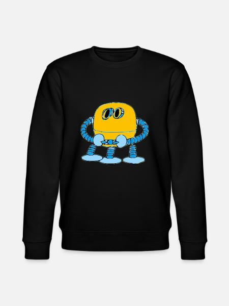 R3D4 le petit robot - Sweat bio CHANGER Stanley/Stella Unisexe - noir