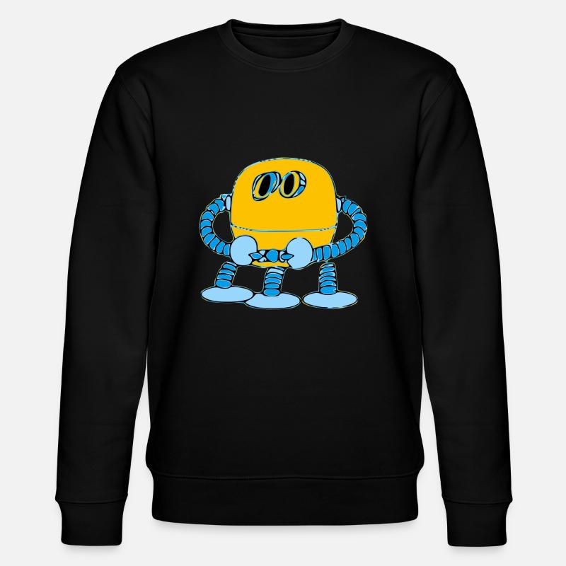 R3D4 the little robot - Stanley/Stella CHANGER Unisex Organic Sweatshirt - black