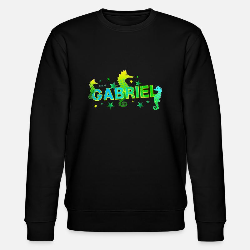 Gabriel - Stanley/Stella Unisex Bio-Sweatshirt CHANGER  - Schwarz