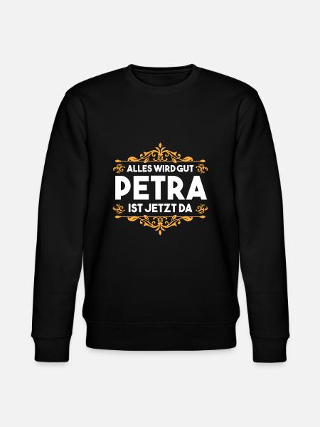 Name Petra - Stanley/Stella Unisex Bio-Sweatshirt CHANGER - Schwarz