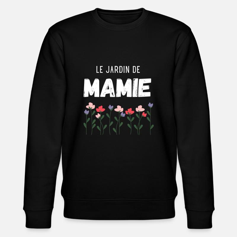 le jardin de mamie - Sweat bio CHANGER Stanley/Stella Unisexe - noir