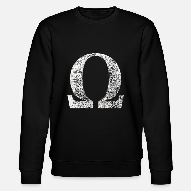 Omega-Zeichen - Stanley/Stella Unisex Bio-Sweatshirt CHANGER  - Schwarz