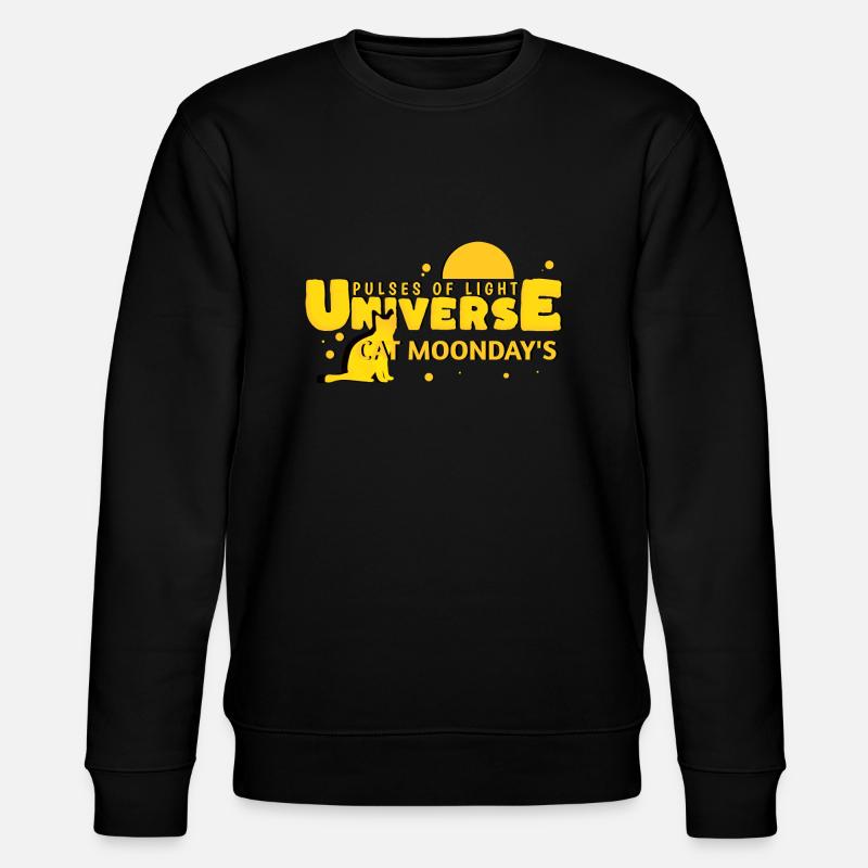 Universum - Wissenschaft - Stanley/Stella Unisex Bio-Sweatshirt CHANGER  - Schwarz