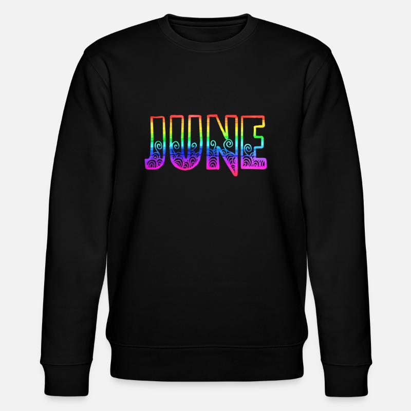 Juin RS Rainbow - Sweat bio CHANGER Stanley/Stella Unisexe - noir