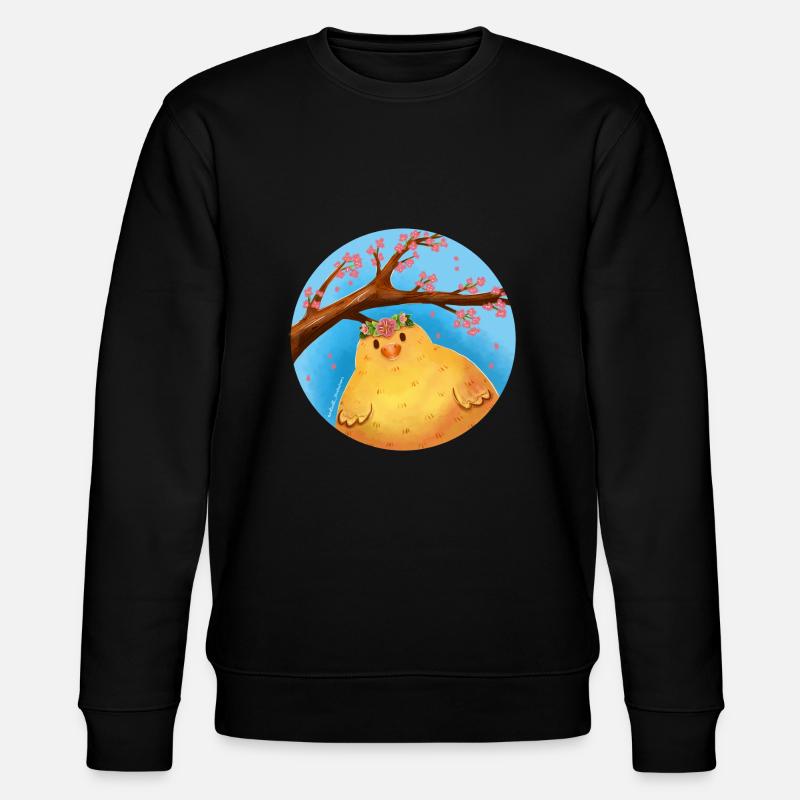 Spring chicks - Stanley/Stella CHANGER Unisex Organic Sweatshirt - black