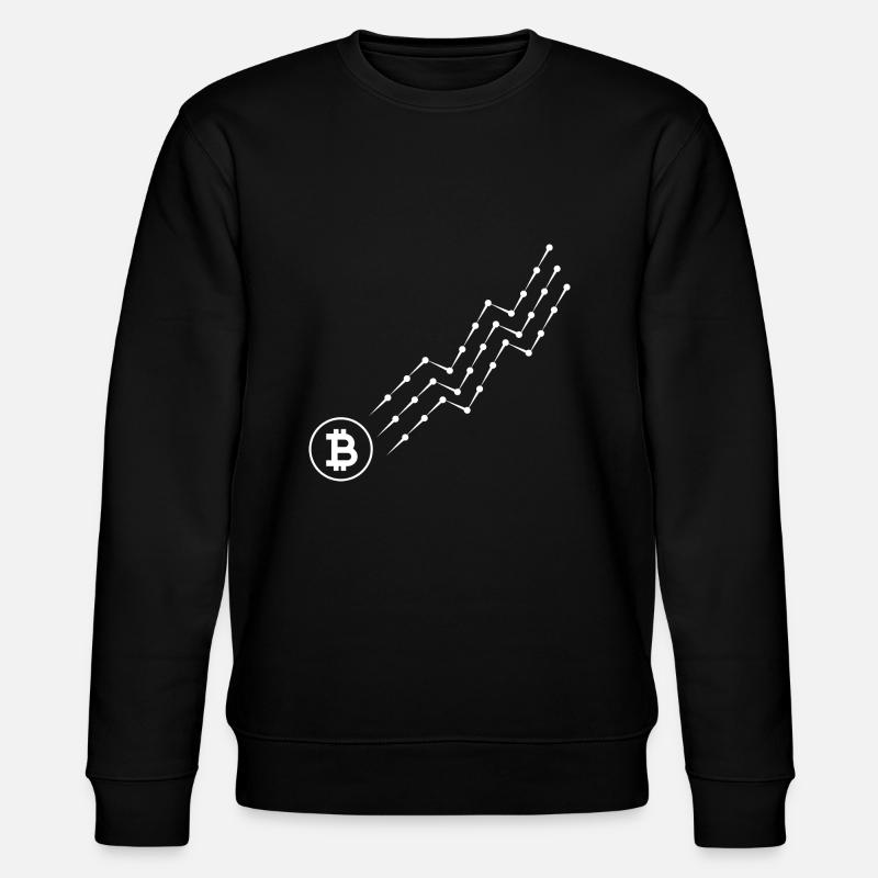 Crypto Bitcoin Trading - Sweat bio CHANGER Stanley/Stella Unisexe - noir
