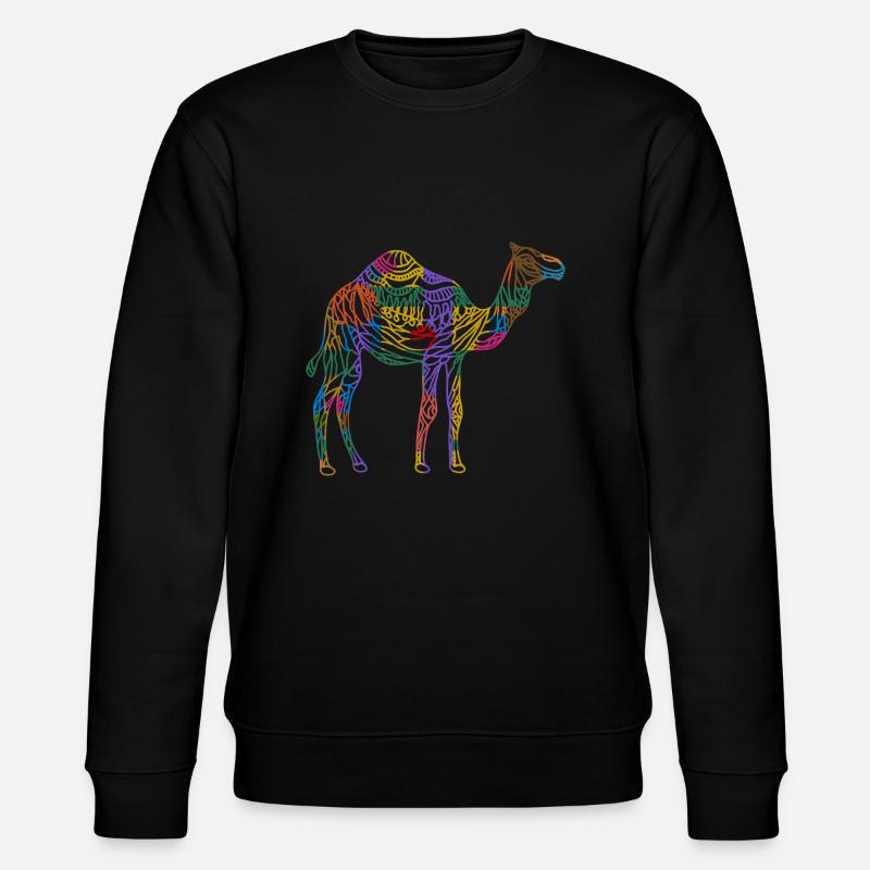 Kamel - Stanley/Stella Unisex Bio-Sweatshirt CHANGER  - Schwarz