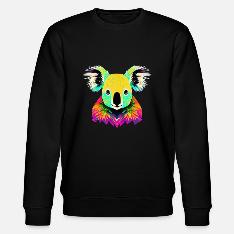 Koala - Stanley/Stella CHANGER Unisex Organic Sweatshirt - black