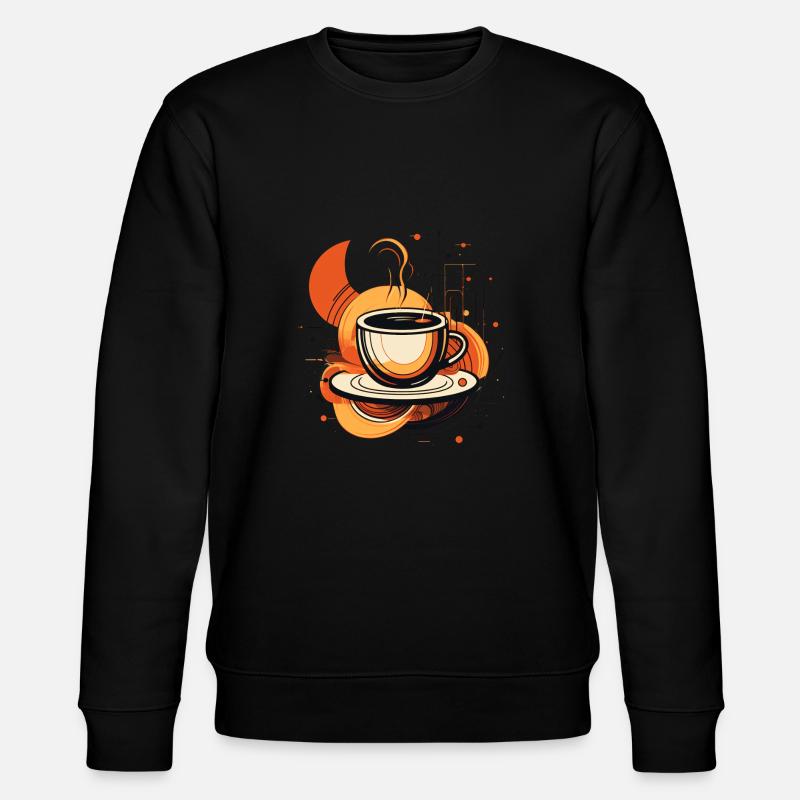 Tasse de café design - Sweat bio CHANGER Stanley/Stella Unisexe - noir