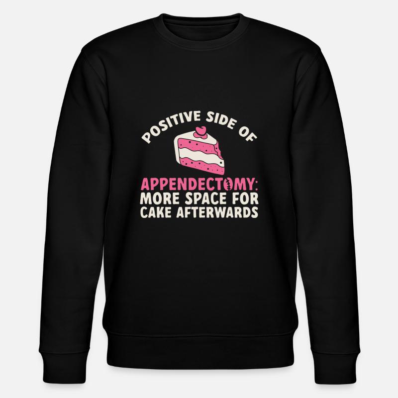 Appendectomy Appendicitis - Stanley/Stella CHANGER Unisex Organic Sweatshirt - black