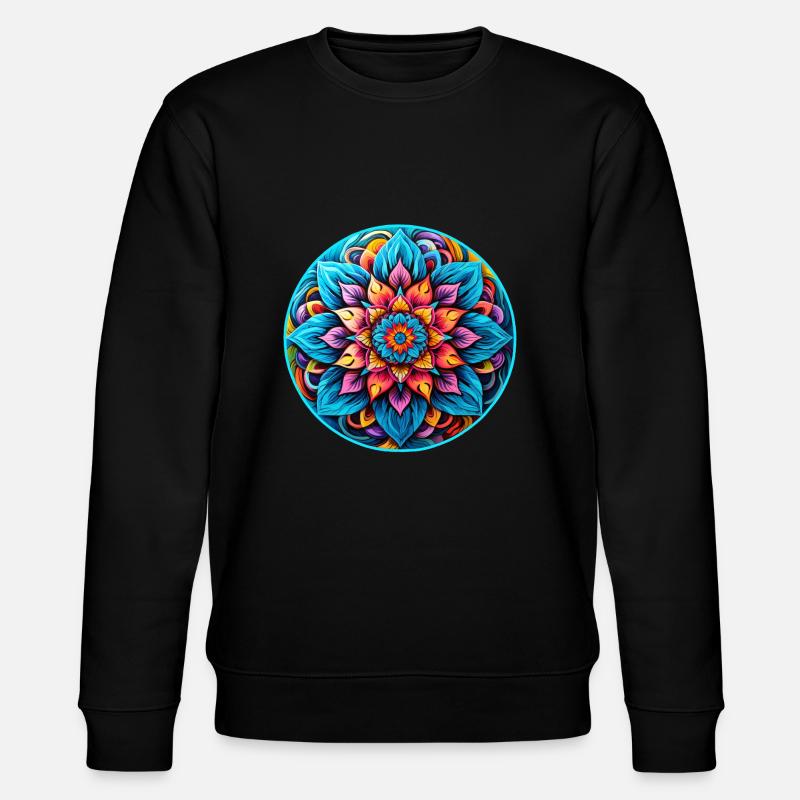 Mandala - Sweat bio CHANGER Stanley/Stella Unisexe - noir