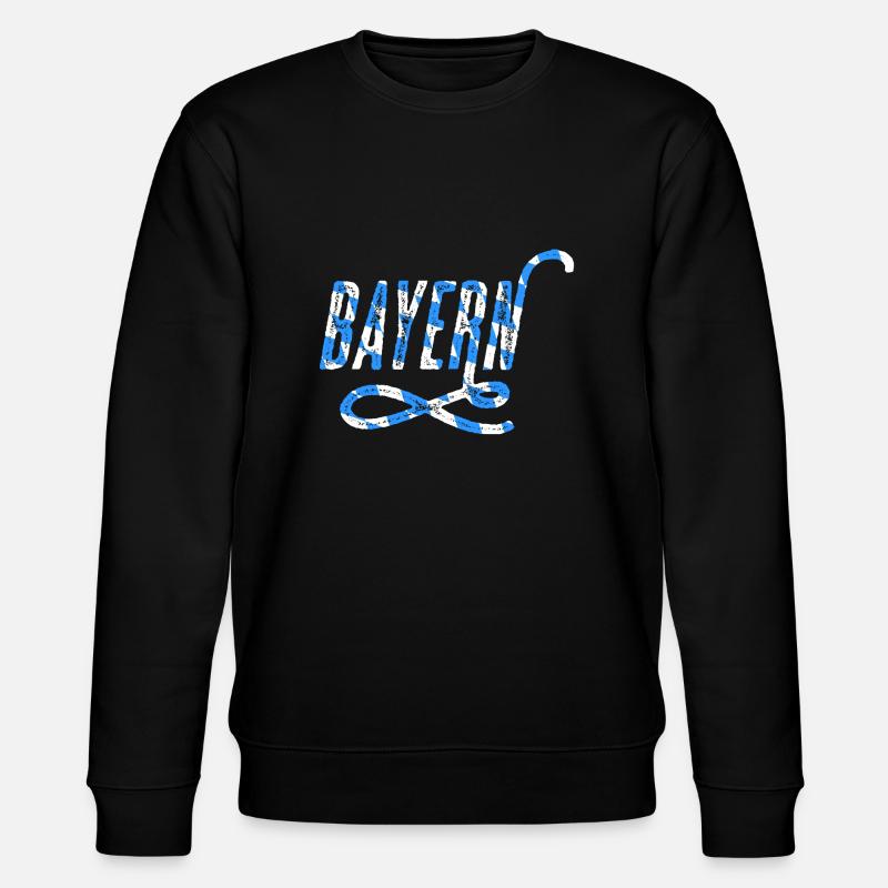 Bayern - Stanley/Stella Unisex Bio-Sweatshirt CHANGER  - Schwarz