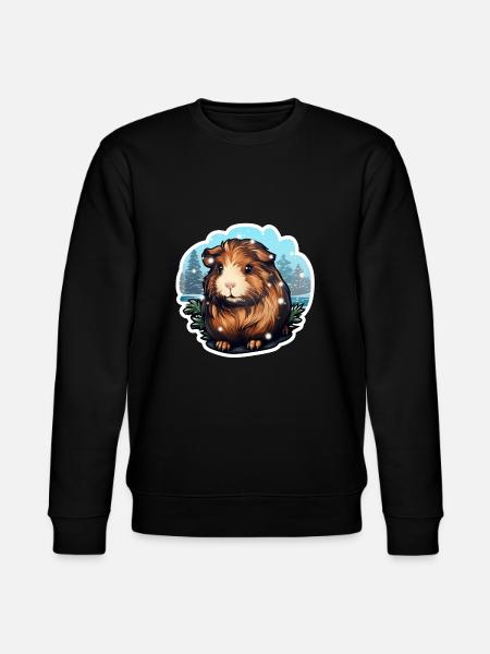 Cochon d’Inde d’hiver - Sweat bio CHANGER Stanley/Stella Unisexe - noir