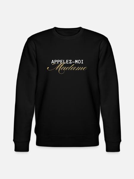 Call Me Mrs. Gold- Bride-to-be - Stanley/Stella CHANGER Unisex Organic Sweatshirt - black
