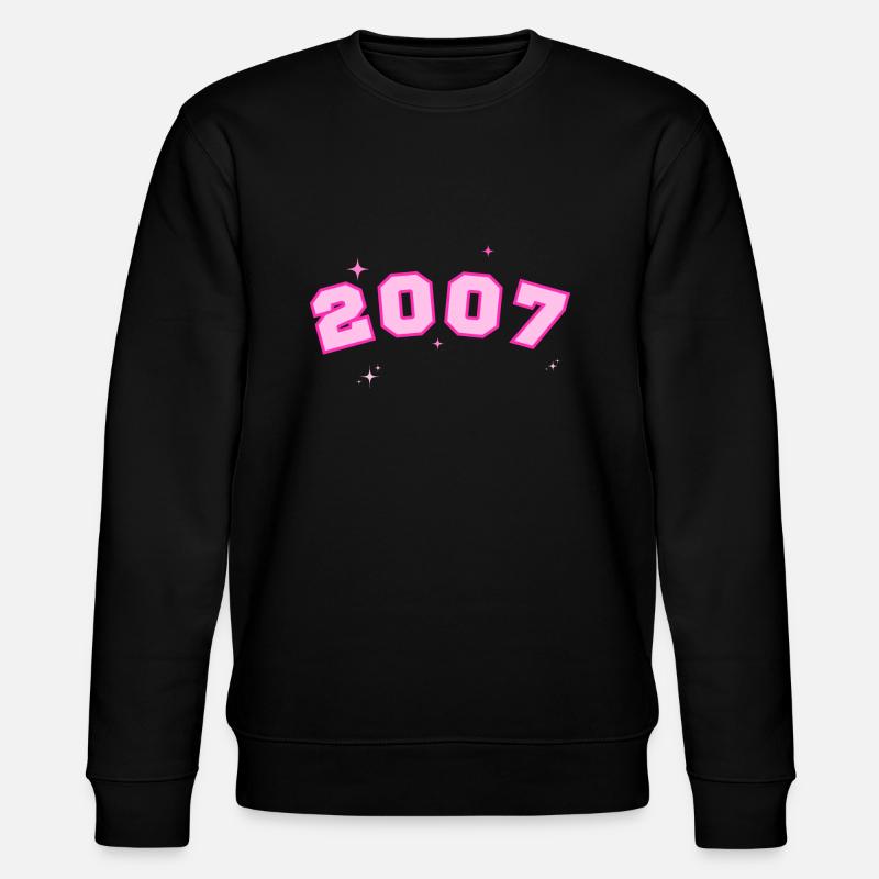 2007 rose étoile - Sweat bio CHANGER Stanley/Stella Unisexe - noir