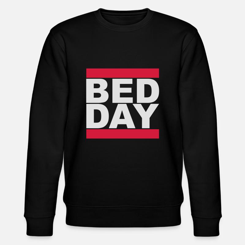 Bed Day - Stanley/Stella Unisex Bio-Sweatshirt CHANGER  - Schwarz
