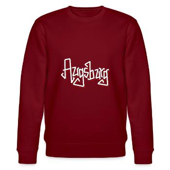 Augsburg - Stanley/Stella Unisex Bio-Sweatshirt CHANGER  - Burgunderrot - Vorne - Nik (191cm) & Marisol (170cm)